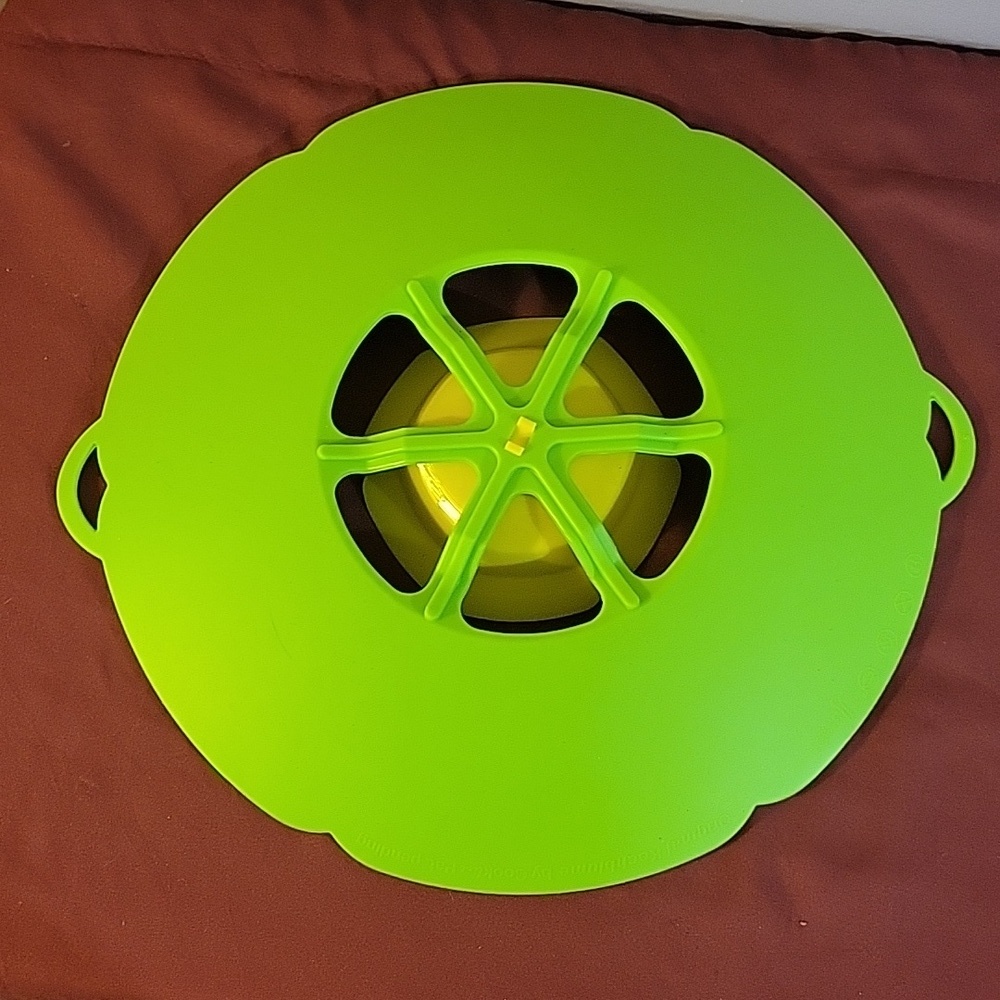 Silicone Spill Stopper, 10" Pot, "No Boil Over" Lid - Picture 2 of 4